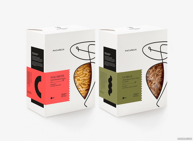 MACAREUX 面條食品包裝盒設計 專業代辦服務，讓美味與美學交融